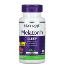 Natrol, Мелатонин быстрого действия, 10 мг, 75 таблеток