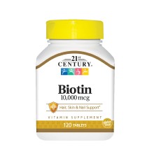 21st Century, Biotin 10000мкг, 120 таблеток