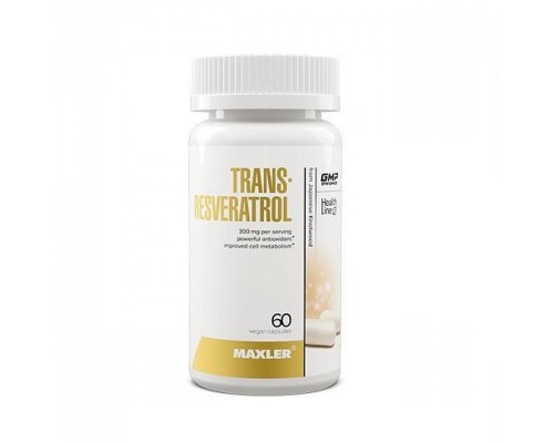 Maxler, Trans-Resveratrol 60 капсул