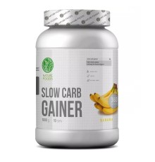 Nature Foods, Slow Carb Gainer 1000г, Банан