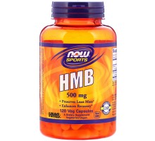 NOW, HMB, 500 мг, 120 капсул