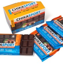 Chikalab, Шоколад молочный Chika Sport 100гр, Орехи