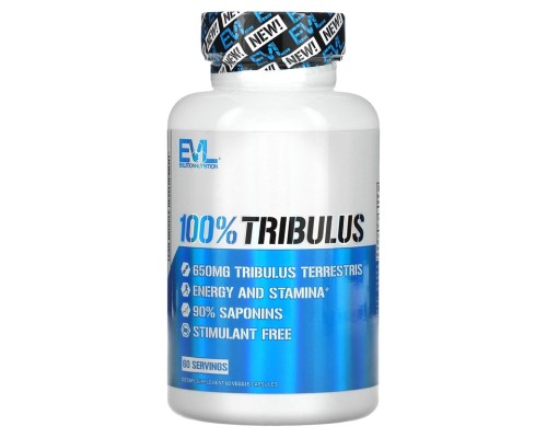 EVLution Nutrition, 100% трибулус (якорцы стелющиеся), 60 растительных капсул
