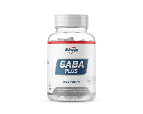 GeneticLab, GABA Plus, 90 капсул