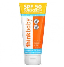 Think, Thinkbaby, солнцезащитный крем, фактор защиты SPF 50+, 177 мл