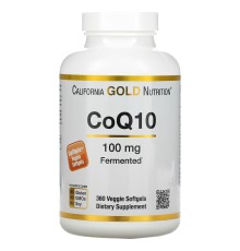 California Gold Nutrition, Коэнзим Q10, 100 мг, 360 растительных капсул
