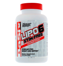 Nutrex, Lipo-6 Stim-Free, 120 капсул