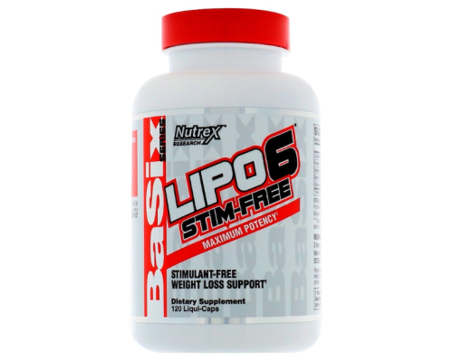 Nutrex, Lipo-6 Stim-Free, 120 капсул
