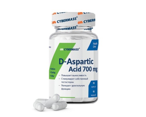Cybermass, D-Aspartic Acid, 90 капсул