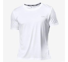 XXL / Белая спортивная футболка с коротким рукавом