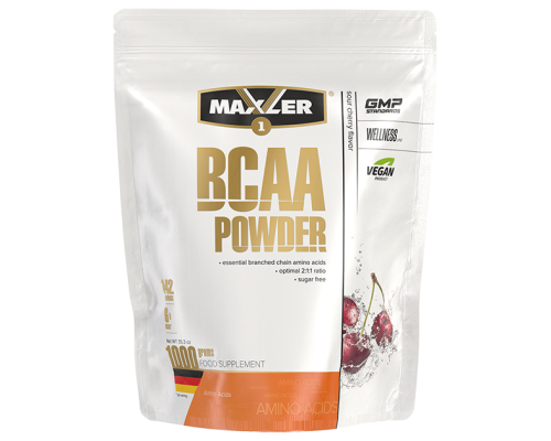 Maxler, BCAA Powder, 1000г, Вишня