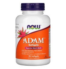 NOW, Витамины ADAM, 180 капсул