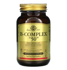 Solgar, Комплекс витаминов группы B «50», 100 капсул