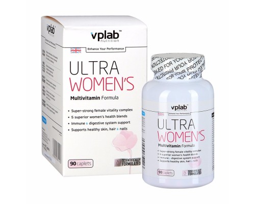 VP Laboratory, Ultra Women's Multivitamin Formula, 90 таблеток