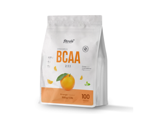 Fitrule, BCAA Powder 500г, Апельсин
