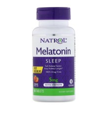 Natrol, Мелатонин быстрого высвобождения, 5мг, 90 таблеток