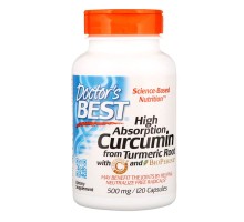 Doctors Best, Curcumin, 500мг, 120 капсул