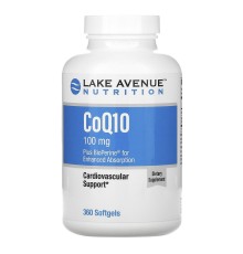 Lake Avenue Nutrition, Коэнзим Q10, 100 мг, 360 капсул