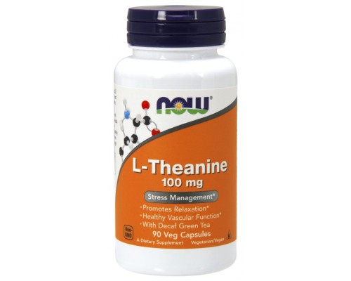 NOW, Theanine, 100 мг, 90 капсул