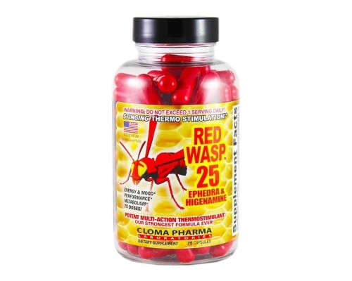 Cloma Pharma, Red Wasp, 75 капсул