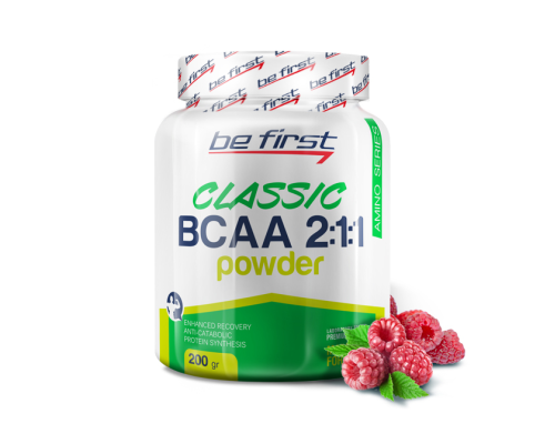 Be First, BCAA 2:1:1 Classic, 200г, Малина