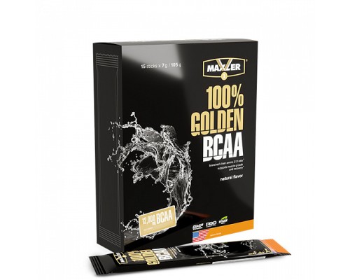 Maxler, 100% Golden BCAA, 7 гр, Натуральный вкус