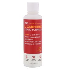 RSP Nutrition, L-Carnitine, 473 мл, Персик-манго