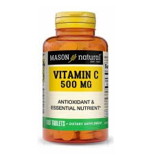Mason Natural, Витамин C, 500мг, 100 таблеток