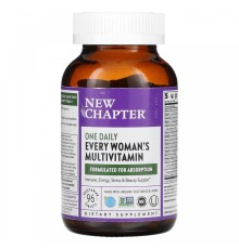 New Chapter, Every Woman's One Daily, мультивитамины, 96 вегетарианских таблеток