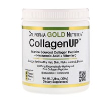 California Gold Nutrition, Коллаген с гиалуронкой и витамином С "CollagenUP", 206г