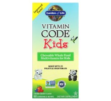 Garden of Life, Мультивитамины для детей Vitamin Code, 60 жевательных мишек