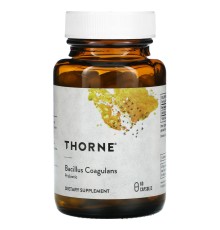 Thorne, Пробиотик Bacillus Coagulans, 60 вегетарианских капсул