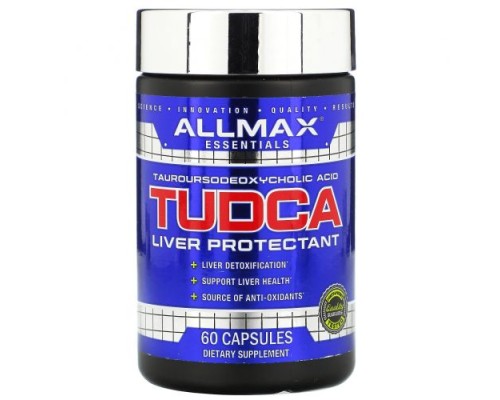 ALLMAX Nutrition, TUDCA, защитное средство для печени, 60 капсул