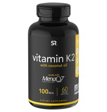 Sports Research, Витамин К2, 100 мкг, 60 мягких капсул