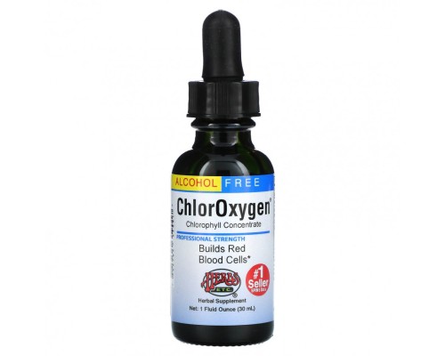Herbs Etc, ChlorOxygen, концентрат хлорофилла, без спирта, 30 мл