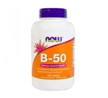NOW, Комплекс витаминов B-50, 100 капсул