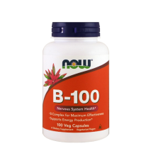 NOW, Витамин B-100, 100 капсул