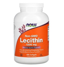 NOW, Лецитин соевый, 1200 мг, 400 капсул