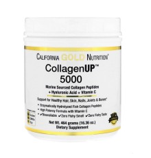 California Gold Nutrition, Коллаген с гиалуронкой и витамином С "CollagenUP", 464г