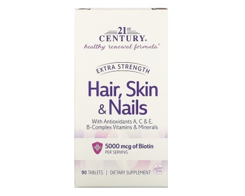 21st Century, Женские витамины «Hair, Skin & Nails», 90 таблеток