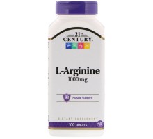 21st Century, L-Arginine, 100 таблеток