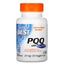 Doctors Best, PQQ с BioPQQ, 20 мг, 30 вегетарианских капсул