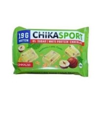 Chikalab, Шоколад белый Chika Sport 100 г, Кукурузные чипсы