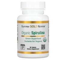 California Gold Nutrition, Спирулина, 500 мг, 60 таблеток