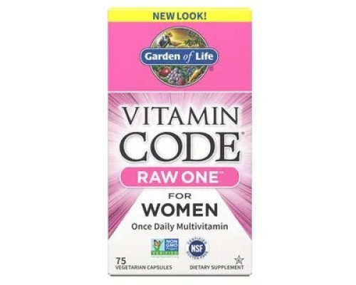 Garden of Life, Мультивитамины для женщин, 75 капсул