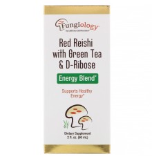 Fungiology, Red reishi with Green tea and D-Ribose, 60мл