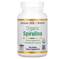 California Gold Nutrition, Спирулина, 500 мг, 240 таблеток