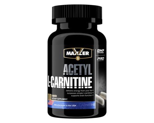 Maxler, Acetyl L-Carnitine, 100 капсул