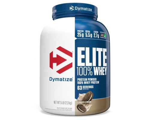 Dymatize Nutrition, Сывороточный протеин ELITE, 2270г, Ванильное пирожное