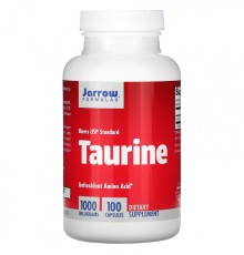 Jarrow Formulas, Таурин, 1000 мг, 100 капсул